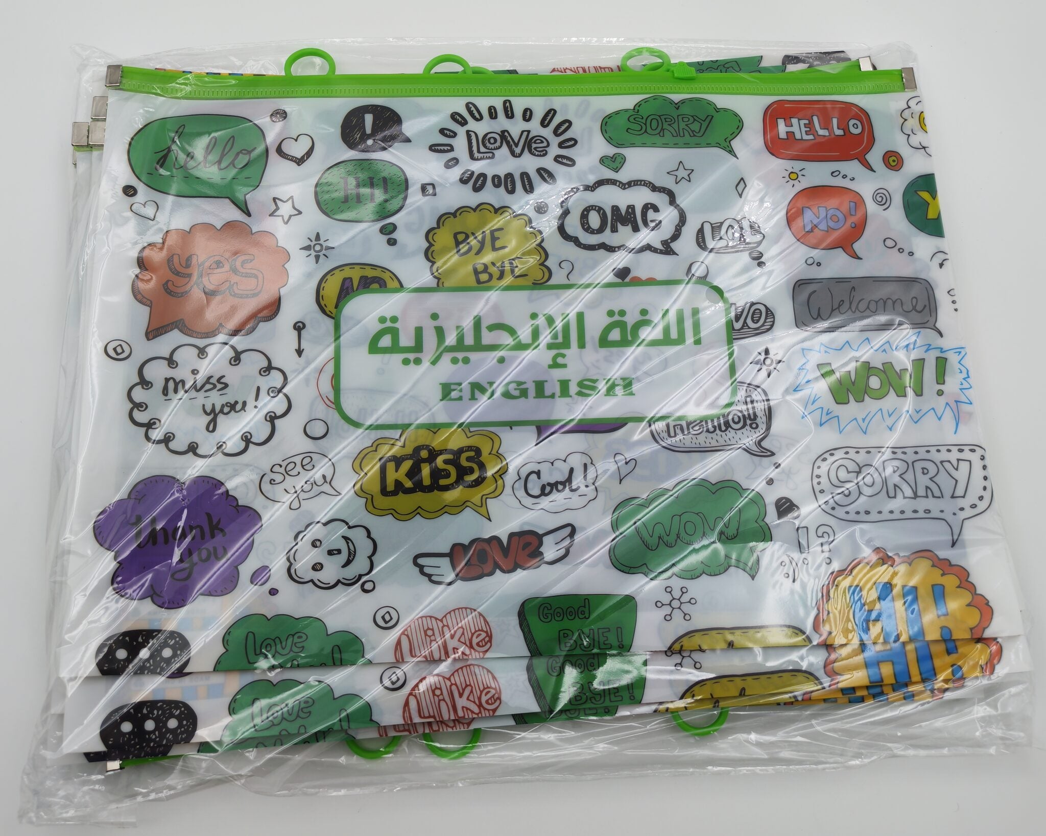 حافظة ملفات ملونة مقاس FC عدد 6 قطع