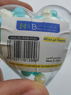 علبة خرز شكل قلب