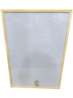 سبورة بيضاء اطار خشبي مقاس 50X70