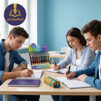 قام حبر جاف لون أزرق 0.8 مم