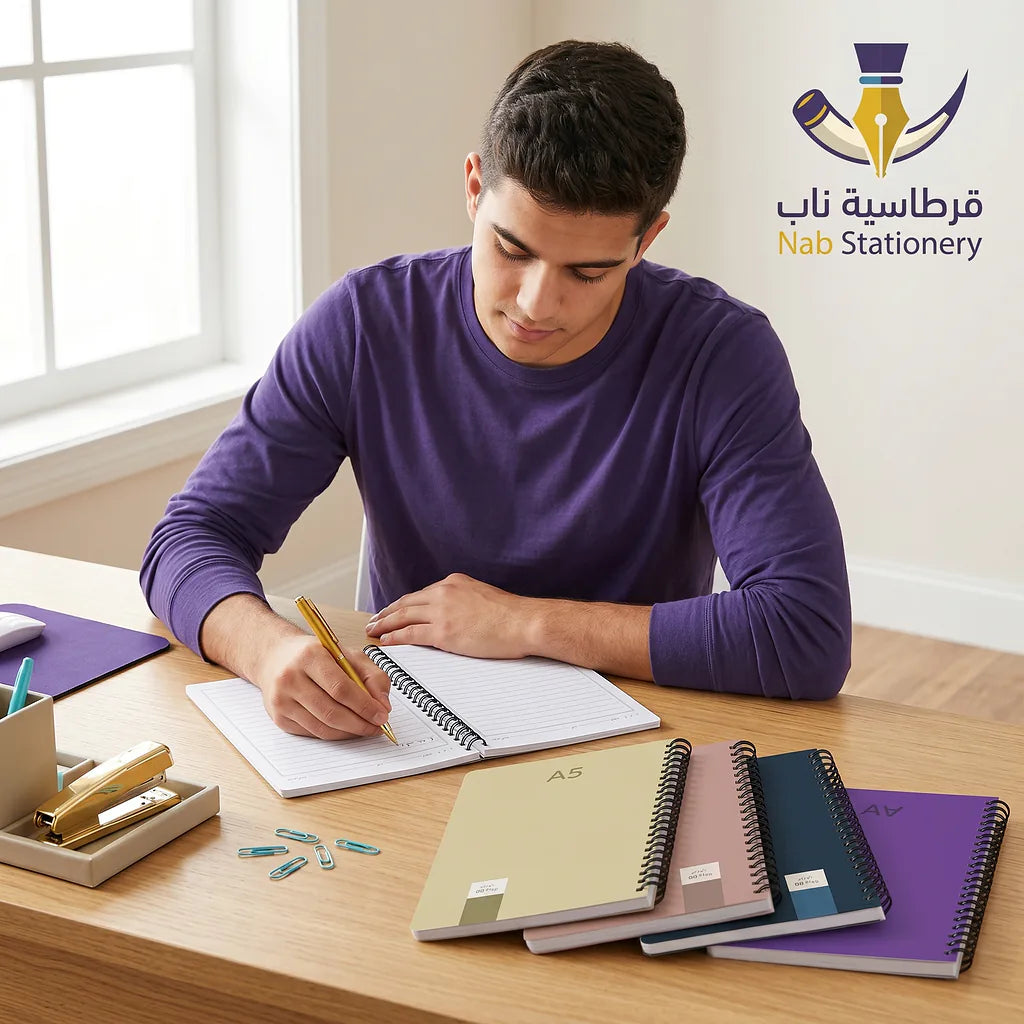 دفتر عربي 80 صفحة مقاس A5