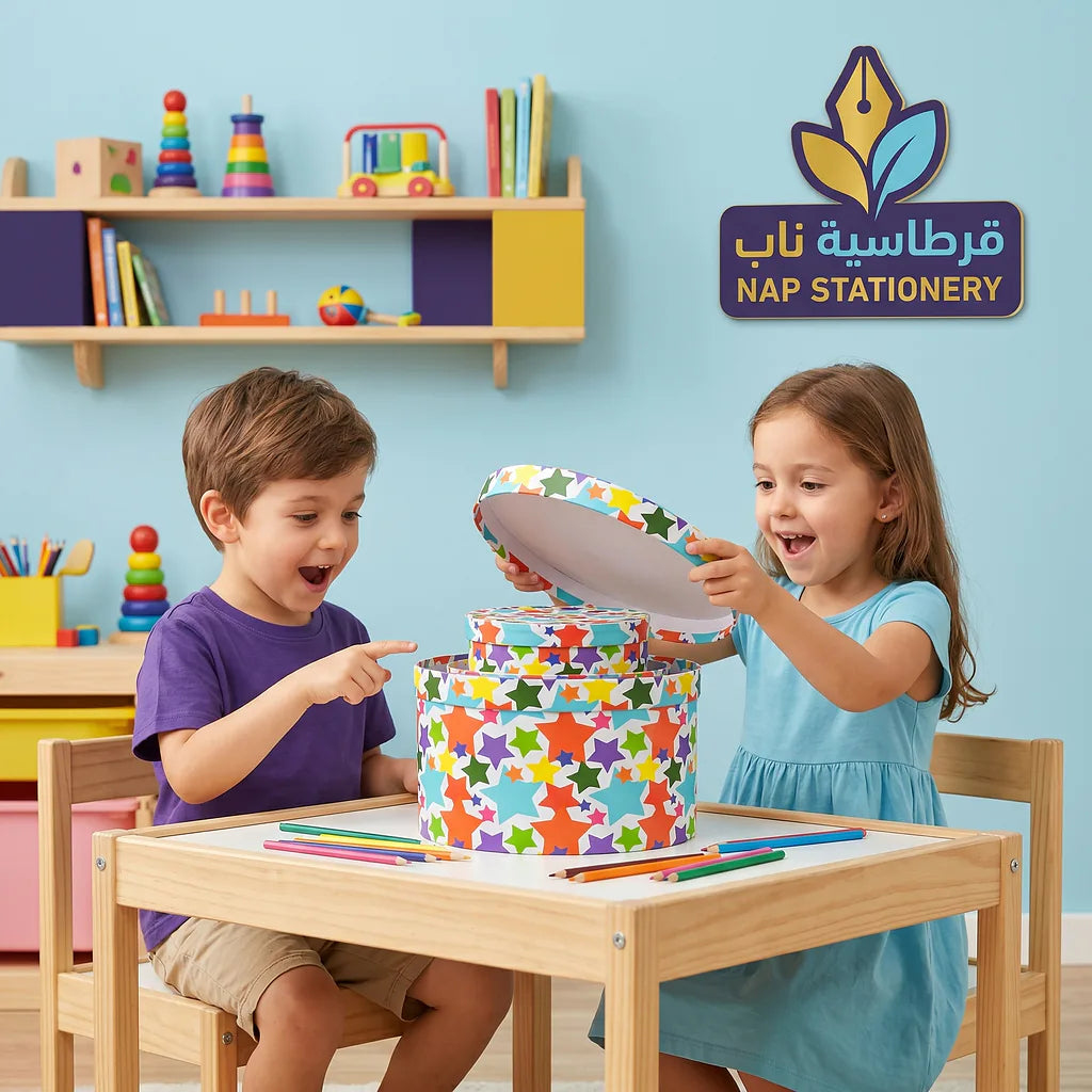 علبة هدايا 10 قطع مزيج الألوان
