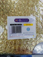 علبة هدايا 10 قطع مستطيلة لون ذهبي