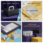 علبة هدايا مقاس 33.5X26X15 CM لون ابيض