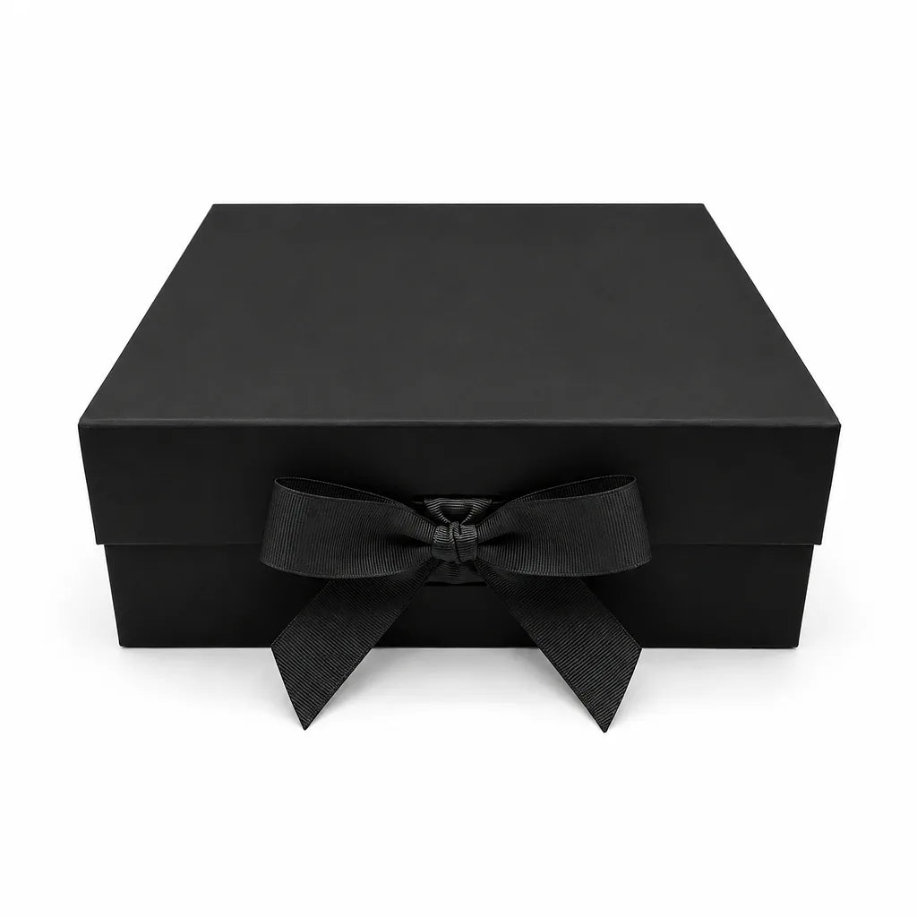 علبة هدايا مقاس 20X18.2X8 CM لون اسود