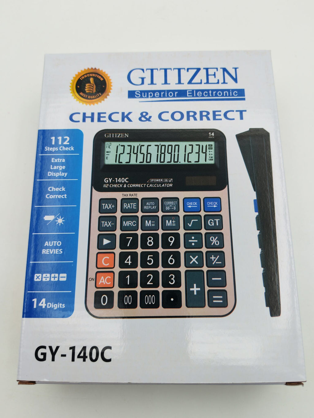 آلة حاسبة Gtttzen لون اسود
