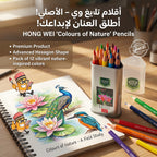 علبة ألوان خشبية عدد 12 قلم