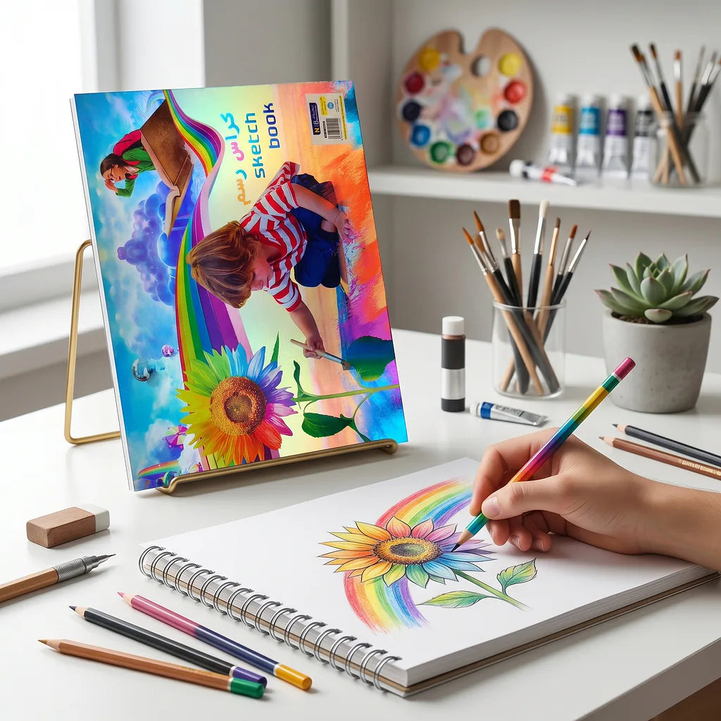 دفتر رسم 140 غرام 20 صفحة مقاس A4