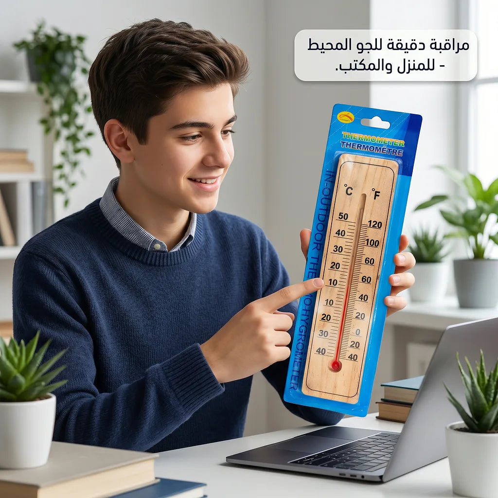 مقياس حرارة خشبي5*21.9 سم